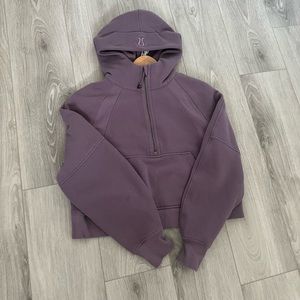 Scuba half zip hoodie